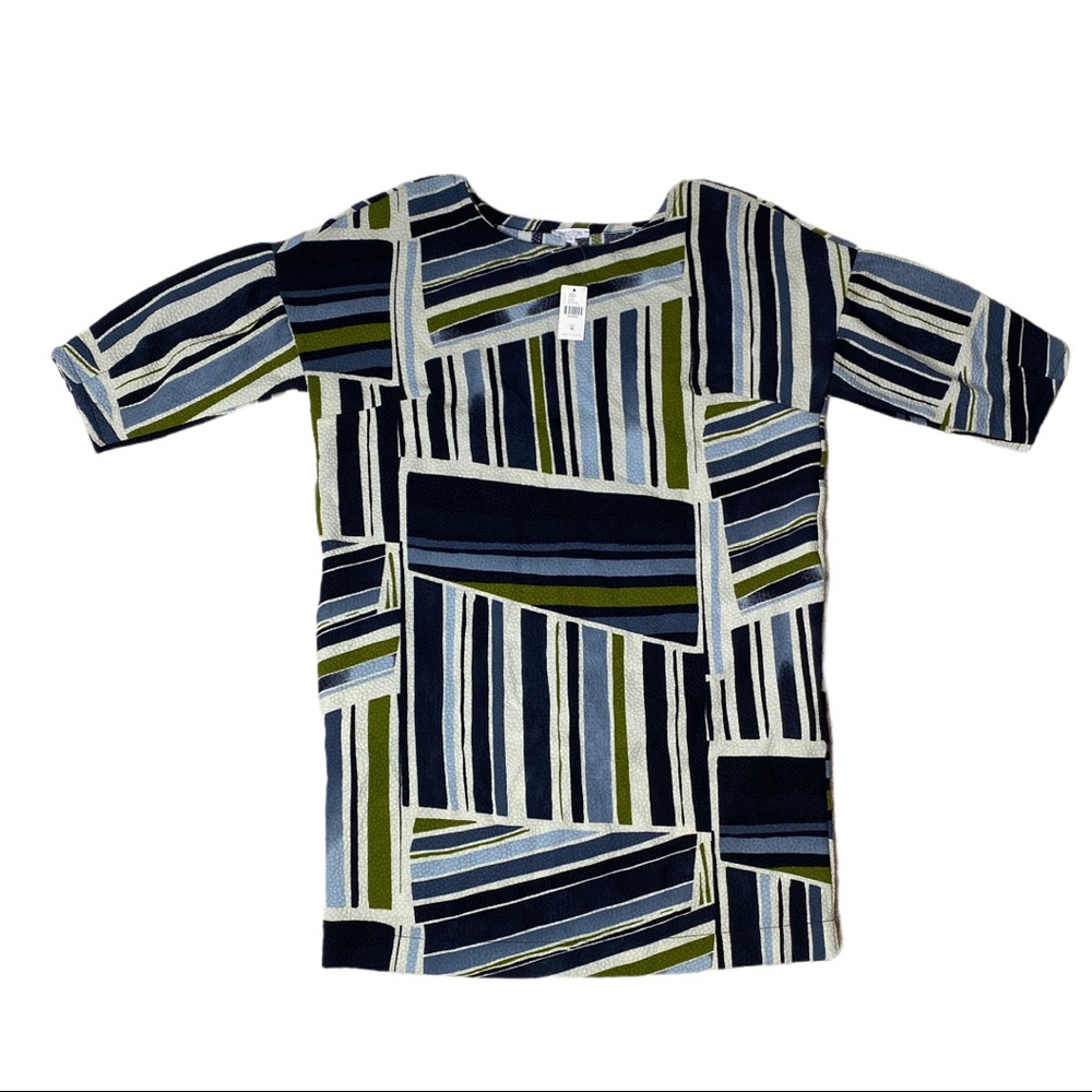 Anthropology Shift Dress Patchwork Size Medium